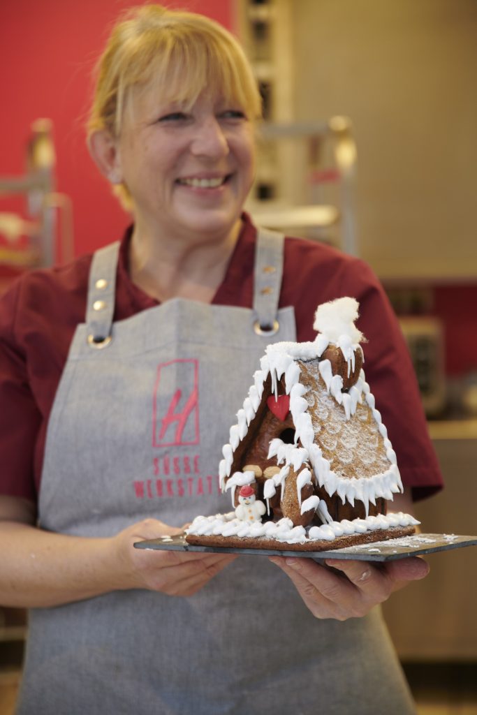 Süße Werkstatt Weihnachten Lebkuchen Haus Handgemacht