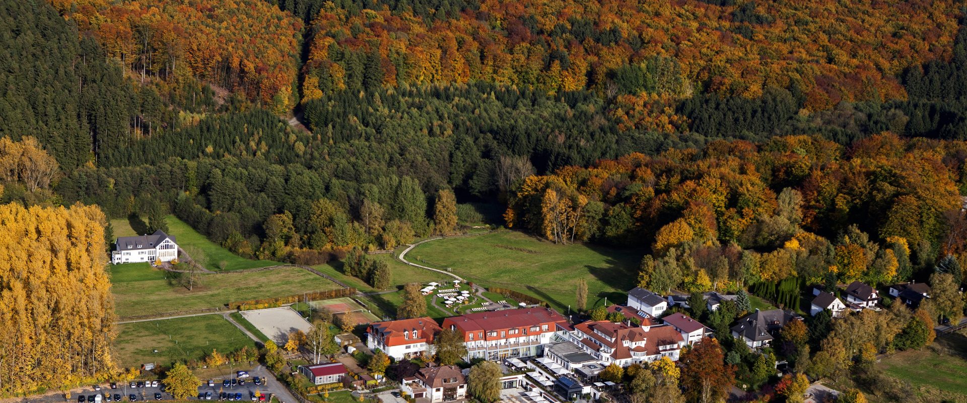 Luftaufnahme Ansicht Herbst